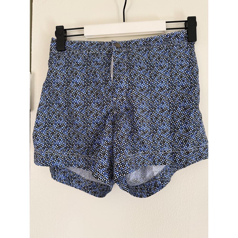 Danward swim trunk jacquard diamond - Blue Size SMALL